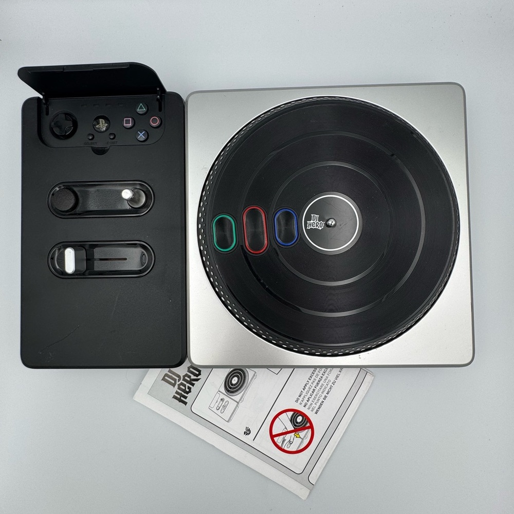 DJ Hero Wireless Turntable Controller PS2 PS3‎ Activision Tested w/ Manual